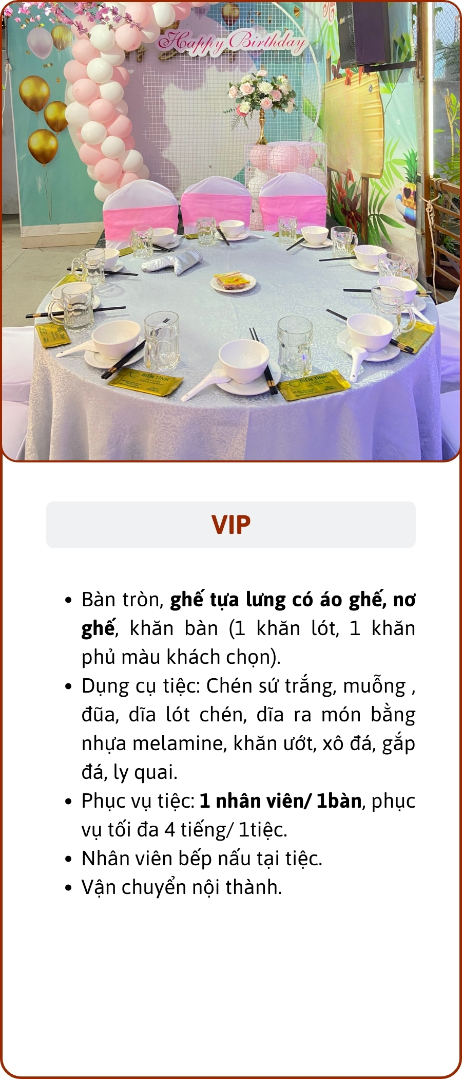 đặt tiệc cưới hỏi